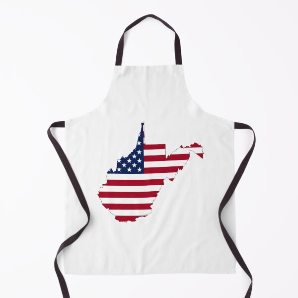 Item preview, West Virginia Stars & Stripes State Silhouette – Distressed Americana designed and sold by Paper Drip.