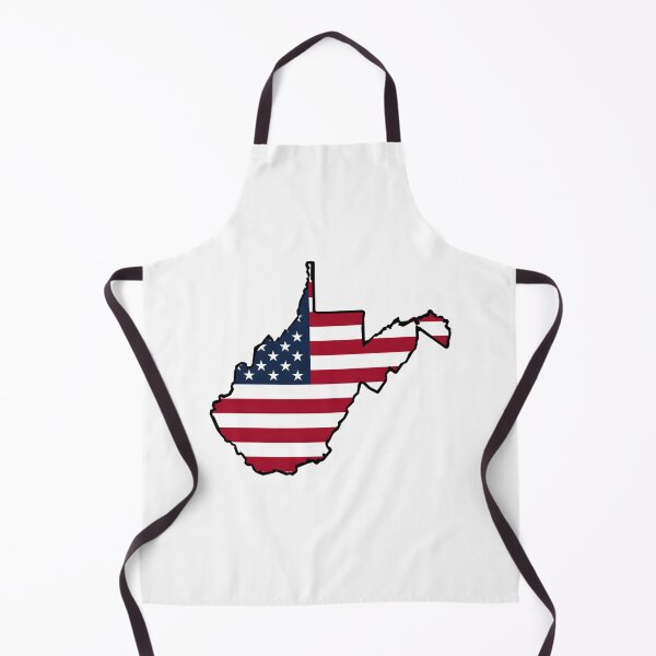 Item preview, West Virginia Stars & Stripes State Silhouette – Distressed Americana designed and sold by Paper Drip.