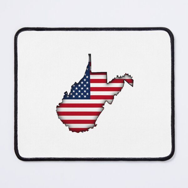 Item preview, West Virginia Stars & Stripes State Silhouette – Distressed Americana designed and sold by Paper Drip.