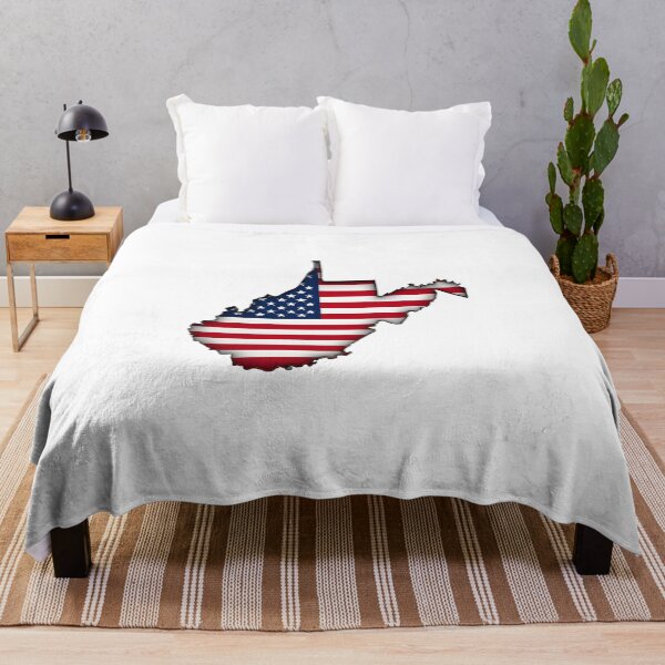 Item preview, West Virginia Stars & Stripes State Silhouette – Distressed Americana designed and sold by Paper Drip.