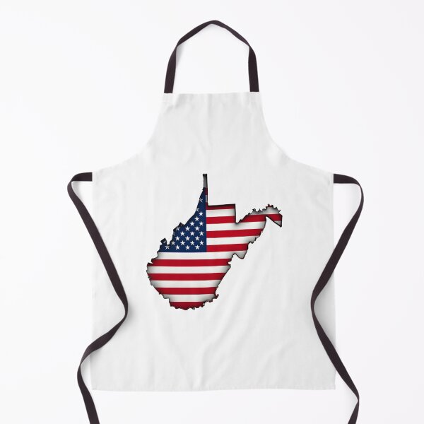 Item preview, West Virginia Stars & Stripes State Silhouette – Distressed Americana designed and sold by Paper Drip.
