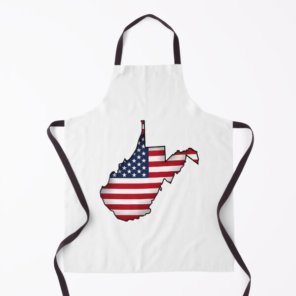 Item preview, West Virginia Stars & Stripes State Silhouette – Distressed Americana designed and sold by Paper Drip.