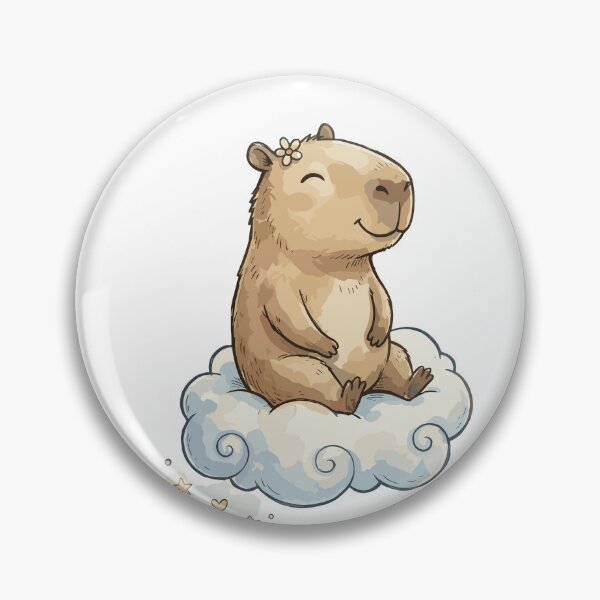 Item preview, Quirky Animals: Cloud Riding Capybara designed and sold by bapupa.