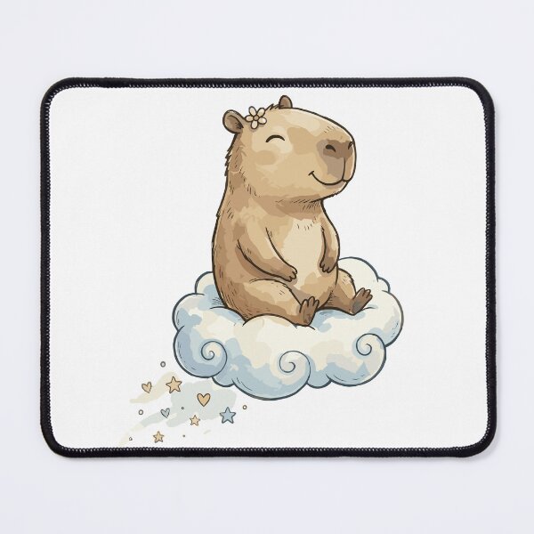 Item preview, Quirky Animals: Cloud Riding Capybara designed and sold by bapupa.
