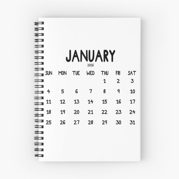 Item preview, January 2026 Calendar Bold designed and sold by toowoosh.