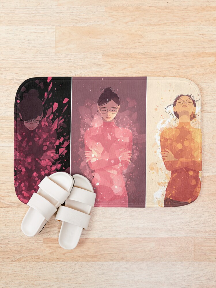 Thumbnail 1 of 6, Bath Mat, Transformations designed and sold by RicoInStudios.