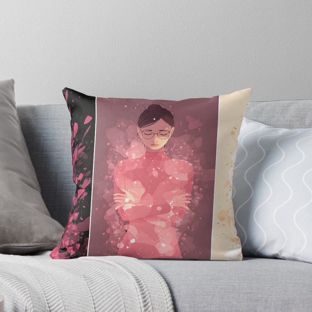 Item preview, Throw Pillow designed and sold by RicoInStudios.