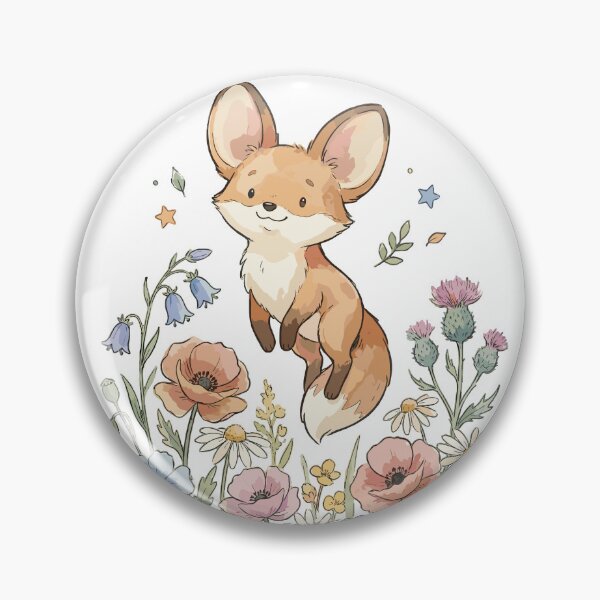 Item preview, Quirky Animals: Floating Field Fox designed and sold by bapupa.