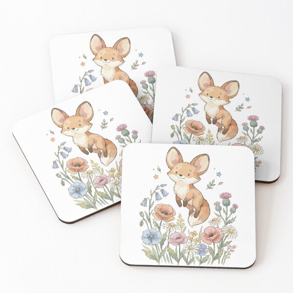 Item preview, Quirky Animals: Floating Field Fox designed and sold by bapupa.