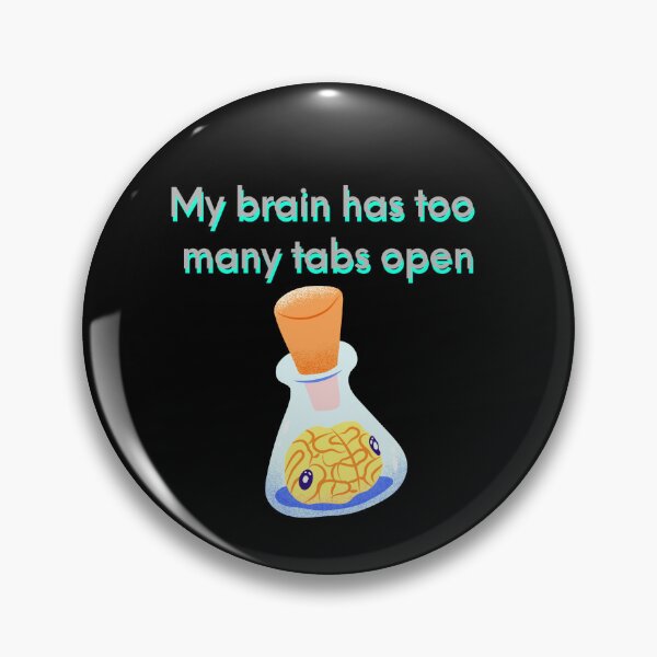 Item preview, Funny ADHD Shirt .My Brain Has Too Many Tabs Open .Neurodivergent Humor Tee designed and sold by Dasun  Max.