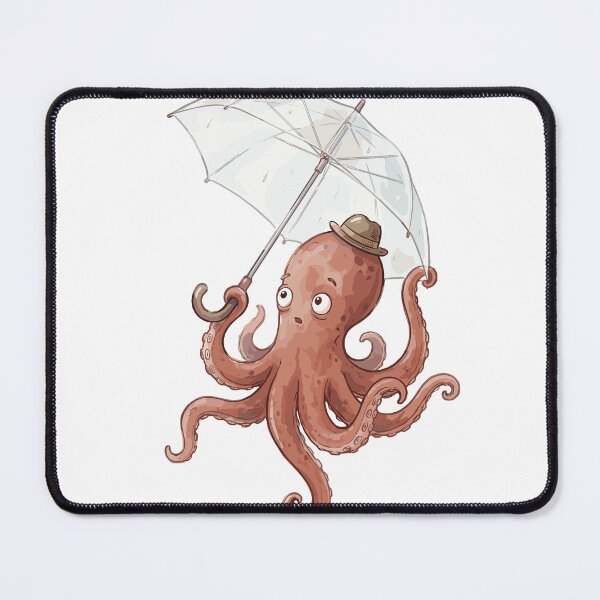 Item preview, Quirky Animals: Invisible Umbrella Octopus designed and sold by bapupa.