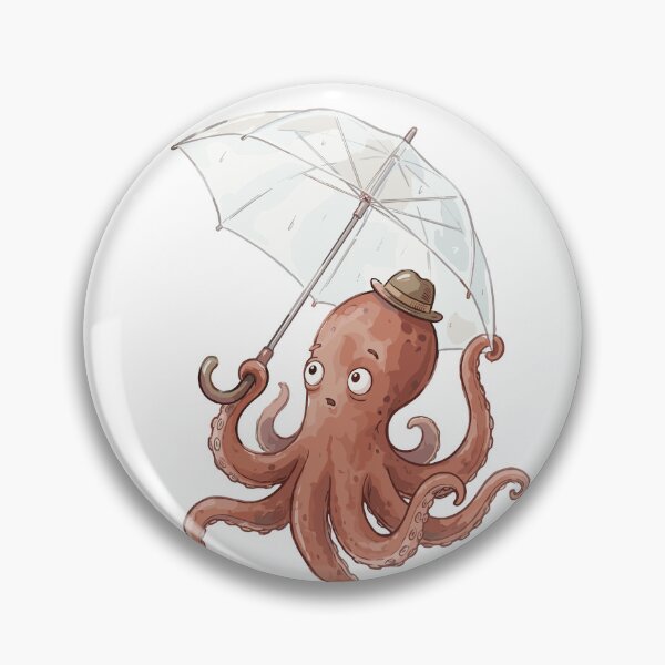 Item preview, Quirky Animals: Invisible Umbrella Octopus designed and sold by bapupa.
