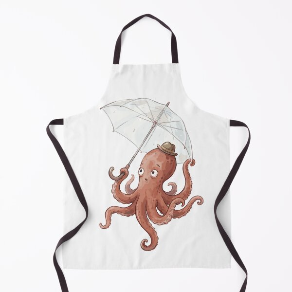 Item preview, Quirky Animals: Invisible Umbrella Octopus designed and sold by bapupa.