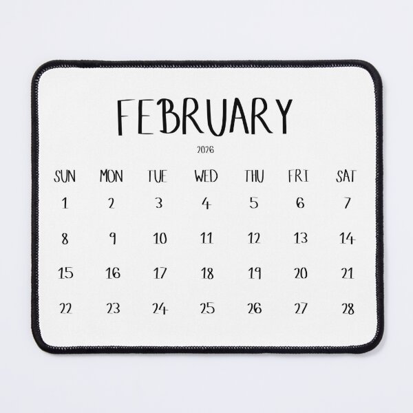 Item preview, February 2026 Calendar designed and sold by toowoosh.