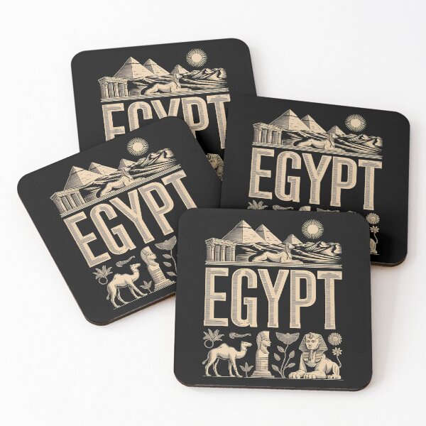Item preview, mystical cat - ancient egypt cats - travel egypt - egypt souvenir - cairo trip - pyramids adventure - wanderlust egypt - world traveler - geometric art - symmetrical design - egypt pattern designed and sold by JansenGS.