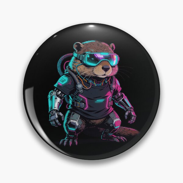 Item preview, Cyberpunk Beaver Techwear designed and sold by SajQ.
