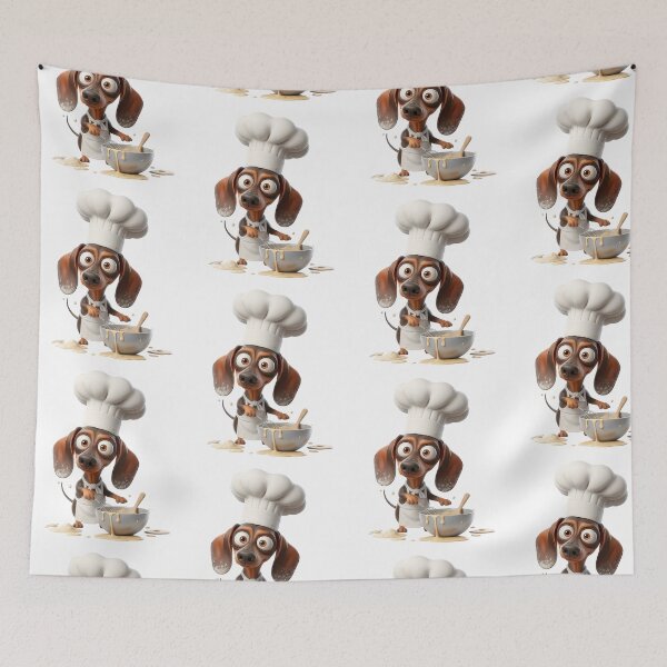 Item preview, Dachshund Culinary Chaos designed and sold by MrLordFashions.