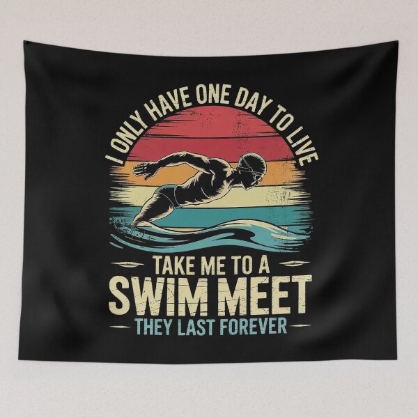 Item preview, Sorry Can't Swim Meets, Funny Swimming Swimmer  designed and sold by KotexTemu.