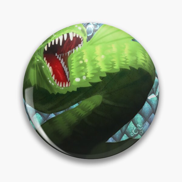 Item preview, Basilisk on Blue  designed and sold by Digital Attic 95.