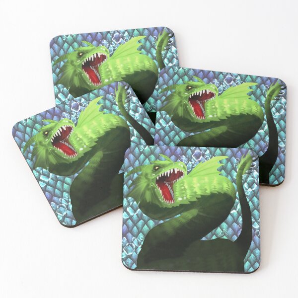 Item preview, Basilisk on Blue  designed and sold by Digital Attic 95.