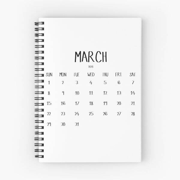 Item preview, March 2026 Calendar designed and sold by toowoosh.