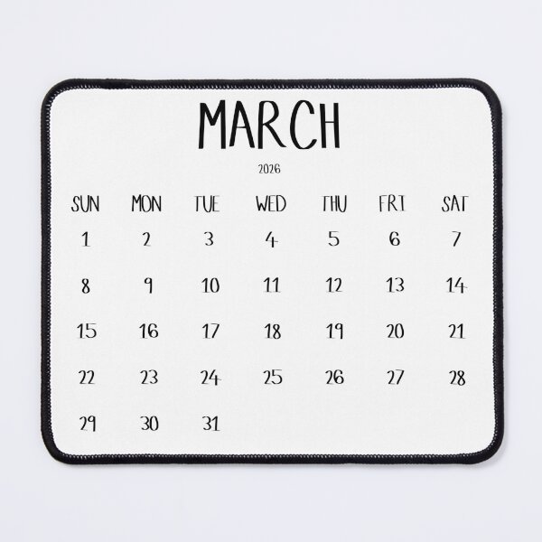 Item preview, March 2026 Calendar designed and sold by toowoosh.