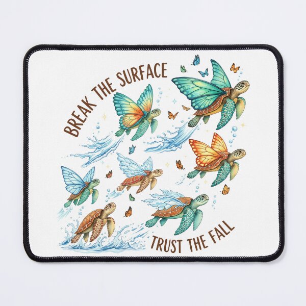 Item preview, Flying Sea Turtle Butterfly Surreal Fantasy Art designed and sold by zoughlal.