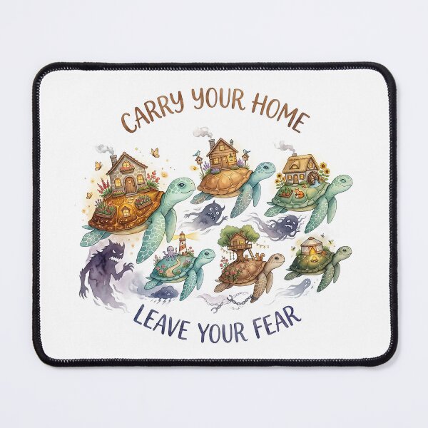 Item preview,  Carry Your Home Cottagecore Fantasy Turtle Traveler designed and sold by zoughlal.