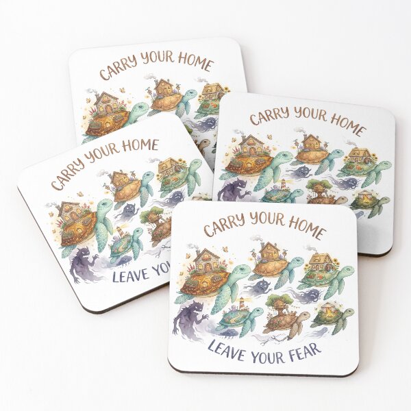 Item preview,  Carry Your Home Cottagecore Fantasy Turtle Traveler designed and sold by zoughlal.