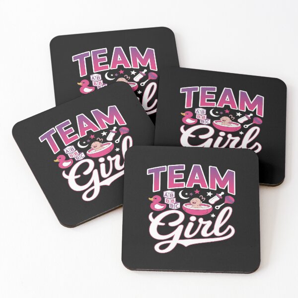 Item preview, Team Girl Baby Shower Gender Reveal Baby Party  designed and sold by VerseFarm.