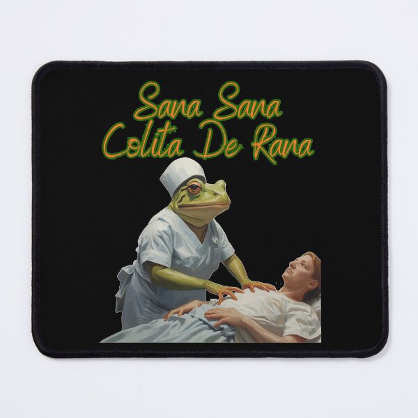 Item preview, Sana Sana Colita De Rana Illustration of a scary frog designed and sold by StaticMood.