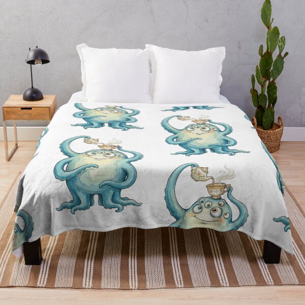 Item preview, Cute Monster: Tentacle Tea Party designed and sold by bapupa.