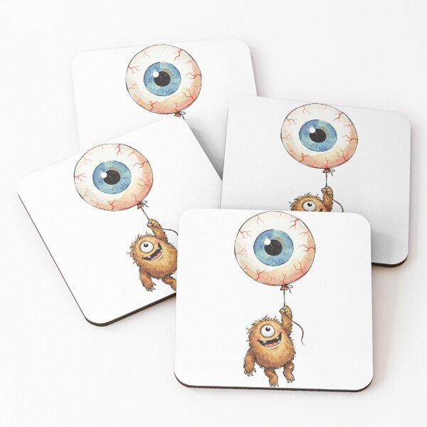 Item preview, Cute Monster: The Eyeball Balloon Monster designed and sold by bapupa.