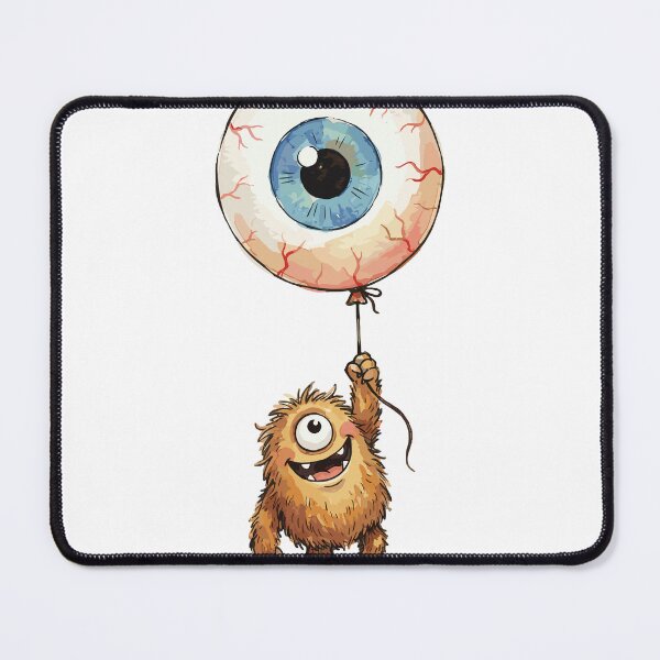 Item preview, Cute Monster: The Eyeball Balloon Monster designed and sold by bapupa.