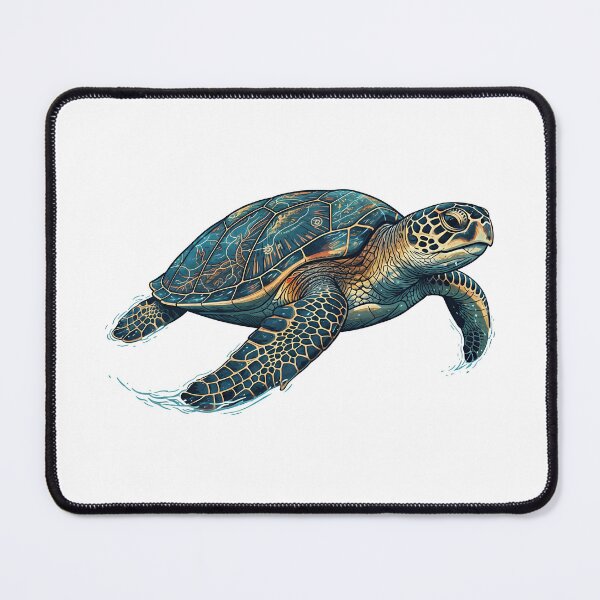 Item preview, Realistic Emerald Green Sea Turtle Wildlife Art designed and sold by zoughlal.