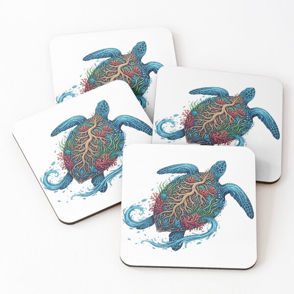 Item preview,  Rooted Nature Tree of Life Sea Turtle designed and sold by zoughlal.
