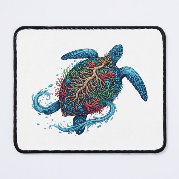 Item preview, Rooted Nature Tree of Life Sea Turtle designed and sold by zoughlal.