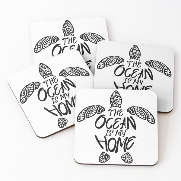 Item preview,  The Ocean Is My Home Tribal Typography Turtle designed and sold by zoughlal.