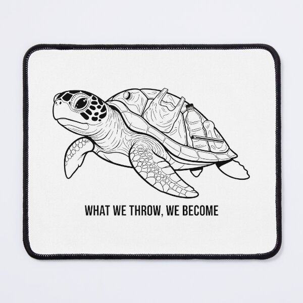 Item preview, What We Throw We Become Plastic Pollution Art designed and sold by zoughlal.