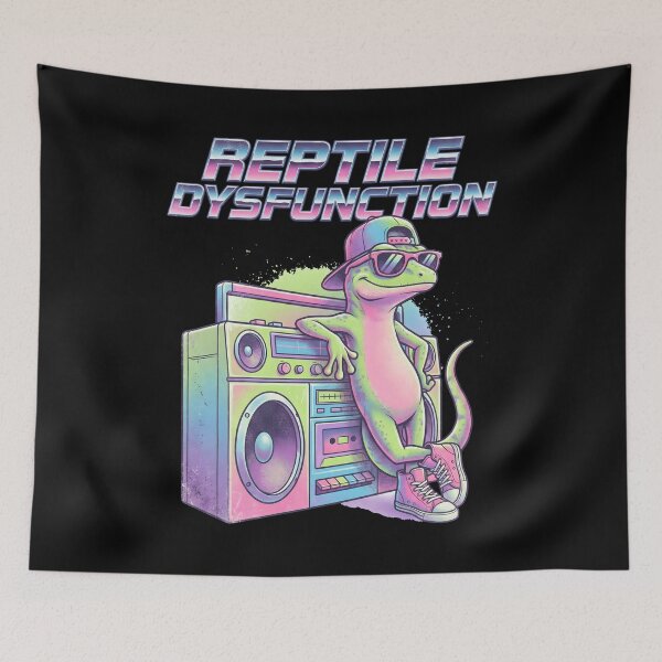 Item preview, Reptile Dysfunction Funny Gecko designed and sold by AwesomeBeyondLimits.