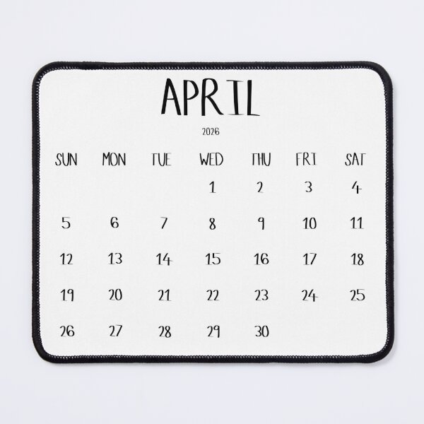 Item preview, April 2026 Calendar designed and sold by toowoosh.