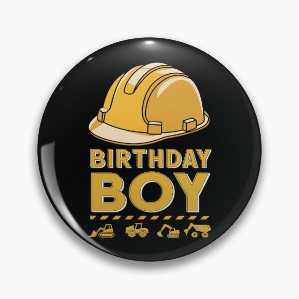 Item preview, Birthday Boy Construction Birthday Party Excavator Boys Kids  designed and sold by DigitaldeligArt.