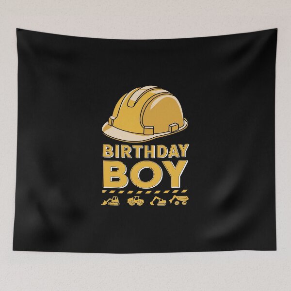 Item preview, Birthday Boy Construction Birthday Party Excavator Boys Kids  designed and sold by DigitaldeligArt.