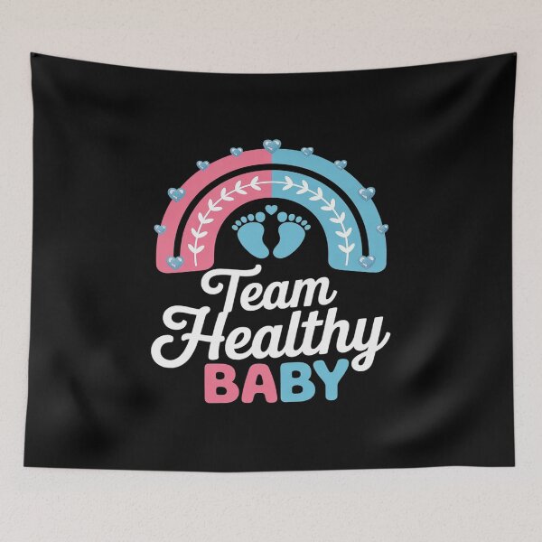 Item preview, Team Healthy Baby Gender Reveal Party designed and sold by VerseFarm.