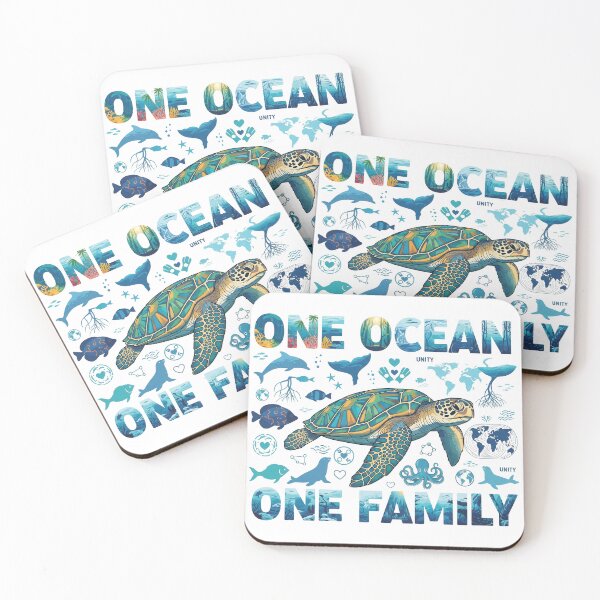 Item preview,  One Ocean One Family Marine Life Unity designed and sold by zoughlal.