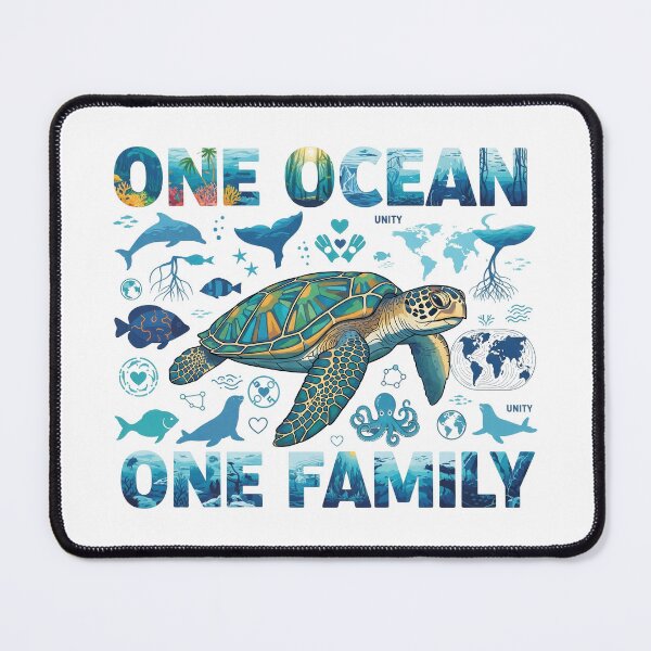 Item preview,  One Ocean One Family Marine Life Unity designed and sold by zoughlal.