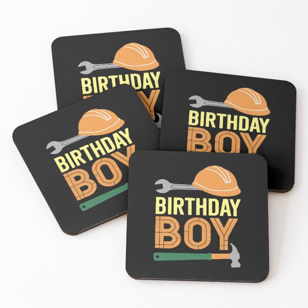 Item preview, Birthday Boy Construction Birthday Party Hat Boys  designed and sold by MarkLeedsArt.