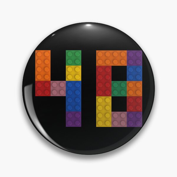 Item preview, 48 numbering made of bricks designed and sold by Brickification.
