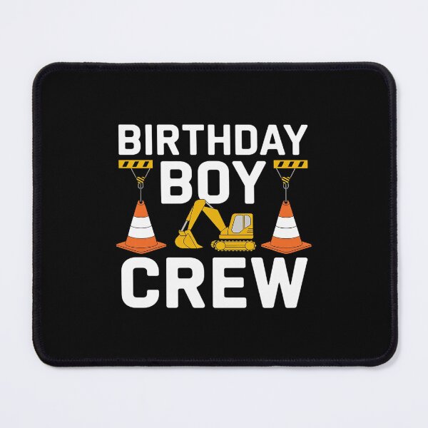 Item preview, Birthday Boy Crew For Boys Kids Construction Crew  designed and sold by DigitaldeligArt.