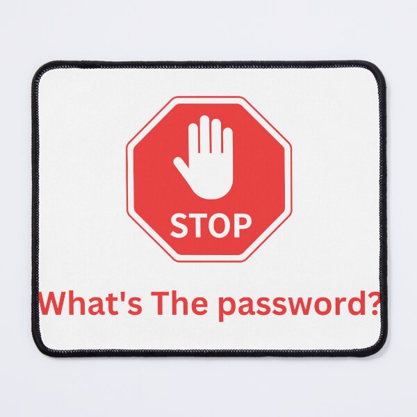 Item preview, What's the Password Sticker | Funny Decal for Privacy  designed and sold by goluz.